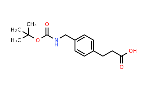 CAS 132691-45-3 | 3-(4-((Tert-butoxycarbonylamino)methyl)phenyl)propanoic acid
