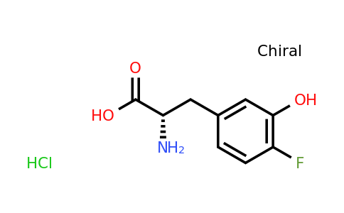 CAS 132732-79-7 | (S)-2-Amino-3-(4-fluoro-3-hydroxyphenyl)propanoic acid hydrochloride