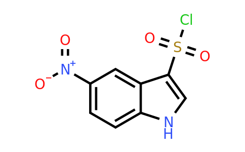 CAS 132744-99-1 | 5-Nitro-1H-indole-3-sulfonyl chloride