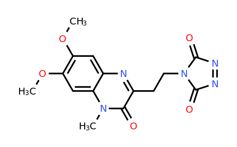 CAS 132788-52-4 | 4-[2-(6,7-Dimethoxy-4-methyl-3-oxo-3,4-dihydro-quinoxalin-2-yl)-ethyl]-[1,2,4]triazole-3,5-dione