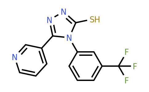 CAS 132844-83-8 | 5-(pyridin-3-yl)-4-[3-(trifluoromethyl)phenyl]-4H-1,2,4-triazole-3-thiol