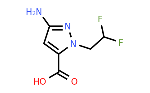 CAS 1328640-45-4 | 3-Amino-1-(2,2-difluoroethyl)-1H-pyrazole-5-carboxylic acid