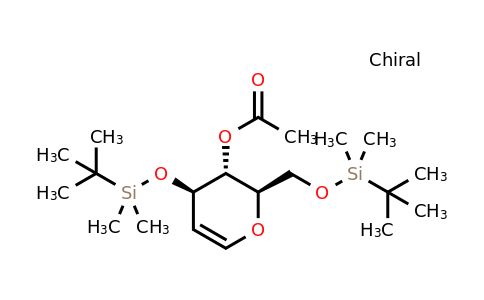 CAS 132891-79-3 | (2R,3R,4R)-4-((tert-butyldimethylsilyl)oxy)-2-(((tert-butyldimethylsilyl)oxy)methyl)-3,4-dihydro-2H-pyran-3-yl acetate