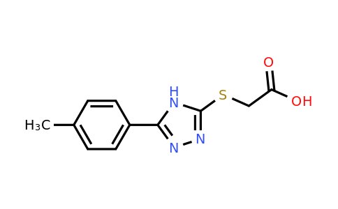 CAS 132895-42-2 | 2-{[5-(4-methylphenyl)-4H-1,2,4-triazol-3-yl]sulfanyl}acetic acid