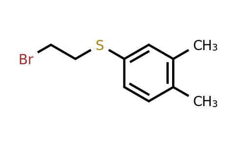 CAS 13290-45-4 | 4-[(2-Bromoethyl)sulfanyl]-1,2-dimethylbenzene