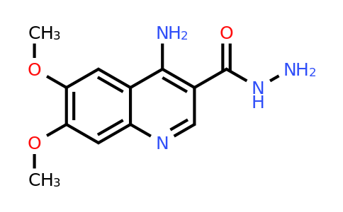 CAS 1330038-10-2 | 4-Amino-6,7-dimethoxyquinoline-3-carbohydrazide