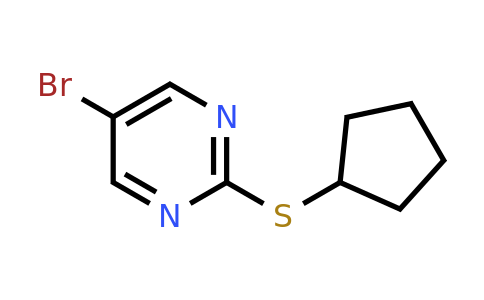 CAS 1330750-21-4 | 5-Bromo-2-(cyclopentylsulfanyl)pyrimidine