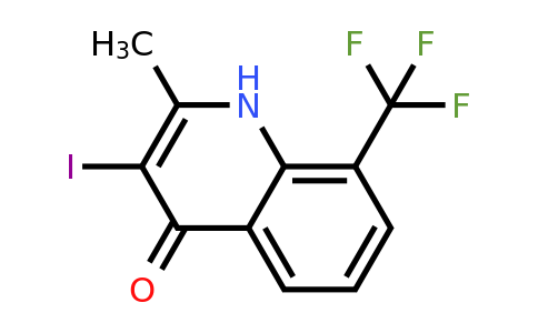 CAS 1330751-11-5 | 3-Iodo-2-methyl-8-(trifluoromethyl)quinolin-4(1H)-one