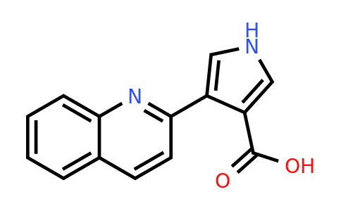 CAS 1330751-52-4 | 4-(Quinolin-2-yl)-1H-pyrrole-3-carboxylic acid