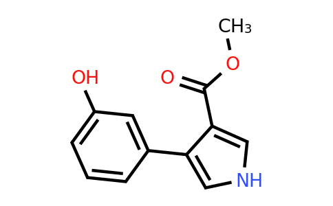 CAS 1330752-75-4 | Methyl 4-(3-hydroxyphenyl)-1H-pyrrole-3-carboxylate