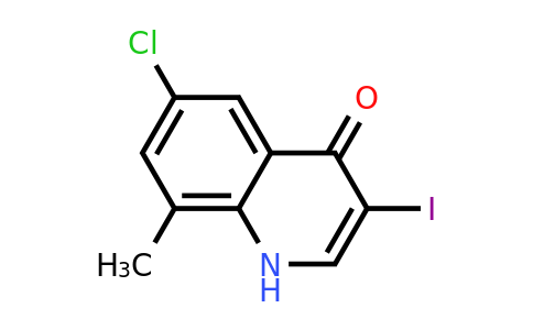 CAS 1330752-77-6 | 6-Chloro-3-iodo-8-methylquinolin-4(1H)-one