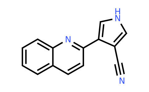 CAS 1330752-78-7 | 4-(Quinolin-2-yl)-1H-pyrrole-3-carbonitrile