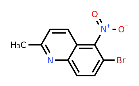 CAS 1330752-96-9 | 6-Bromo-2-methyl-5-nitroquinoline
