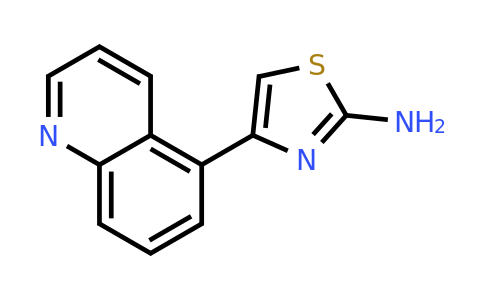 CAS 1330753-03-1 | 4-(Quinolin-5-yl)thiazol-2-amine