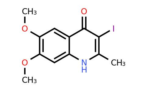 CAS 1330753-48-4 | 3-Iodo-6,7-dimethoxy-2-methylquinolin-4(1H)-one