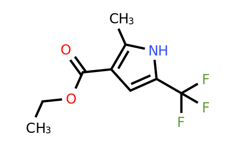 CAS 1330753-60-0 | Ethyl 2-methyl-5-(trifluoromethyl)-1H-pyrrole-3-carboxylate