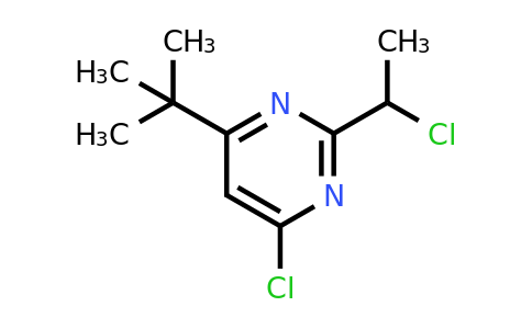 CAS 1330755-15-1 | 4-(tert-Butyl)-6-chloro-2-(1-chloroethyl)pyrimidine