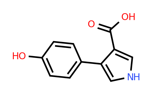 CAS 1330755-30-0 | 4-(4-Hydroxyphenyl)-1H-pyrrole-3-carboxylic acid