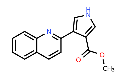CAS 1330755-32-2 | Methyl 4-(quinolin-2-yl)-1H-pyrrole-3-carboxylate