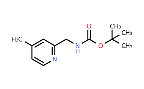 CAS 1330755-53-7 | tert-Butyl ((4-methylpyridin-2-yl)methyl)carbamate