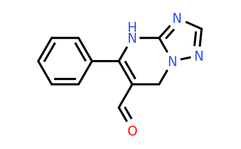 CAS 1330756-45-0 | 5-phenyl-4H,7H-[1,2,4]triazolo[1,5-a]pyrimidine-6-carbaldehyde