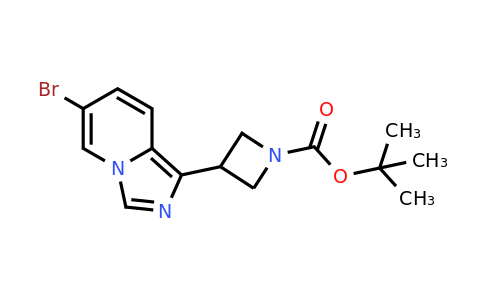 CAS 1330765-09-7 | tert-Butyl 3-(6-bromoimidazo[1,5-a]pyridin-1-yl)azetidine-1-carboxylate