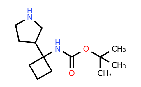 CAS 1330765-24-6 | tert-butyl (1-(pyrrolidin-3-yl)cyclobutyl)carbamate