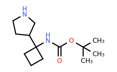 tert-butyl (1-(pyrrolidin-3-yl)cyclobutyl)carbamate