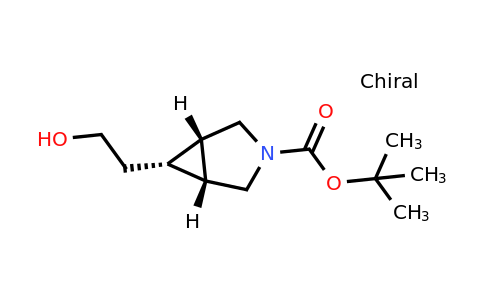 CAS 1330765-43-9 | tert-butyl rel-(1R,5S,6r)-6-(2-hydroxyethyl)-3-azabicyclo[3.1.0]hexane-3-carboxylate