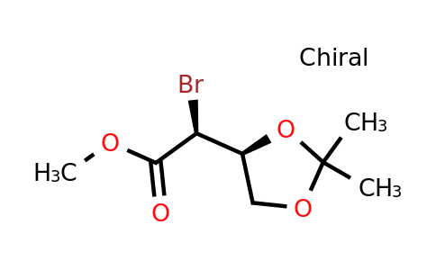 CAS 133149-09-4 | methyl (2S)-2-bromo-2-[(4S)-2,2-dimethyl-1,3-dioxolan-4-yl]acetate