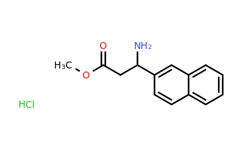 CAS 133153-69-2 | methyl 3-amino-3-(naphthalen-2-yl)propanoate hydrochloride