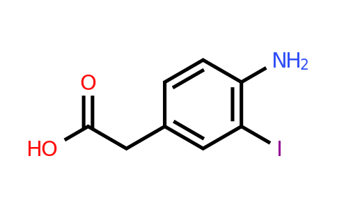 CAS 133178-71-9 | 2-(4-Amino-3-iodophenyl)acetic acid