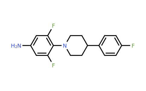 CAS 1332356-31-6 | 3,5-difluoro-4-[4-(4-fluorophenyl)piperidin-1-yl]aniline
