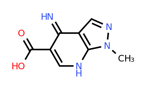 CAS 1332370-62-3 | 4-imino-1-methyl-1H,4H,7H-pyrazolo[3,4-b]pyridine-5-carboxylic acid