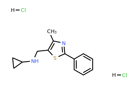 CAS 1332529-42-6 | N-((4-Methyl-2-phenylthiazol-5-yl)methyl)cyclopropanamine dihydrochloride