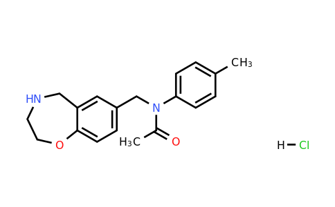 CAS 1332529-55-1 | N-((2,3,4,5-Tetrahydrobenzo[f][1,4]oxazepin-7-yl)methyl)-N-(p-tolyl)acetamide hydrochloride