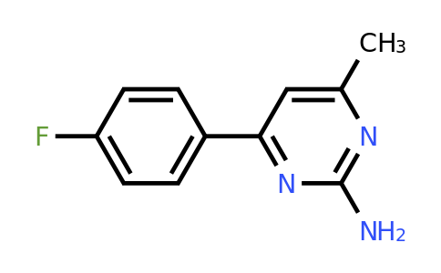 4-(4-Fluorophenyl)-6-methylpyrimidin-2-amine