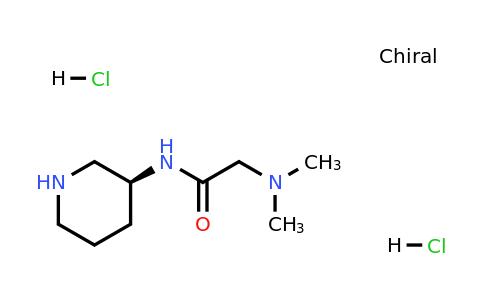 CAS 1332765-70-4 | (S)-2-(Dimethylamino)-N-(piperidin-3-yl)acetamide dihydrochloride