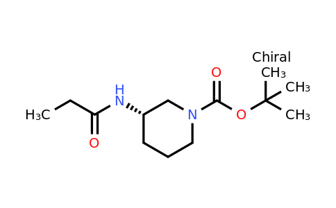 CAS 1332765-81-7 | (S)-tert-Butyl 3-propionamidopiperidine-1-carboxylate