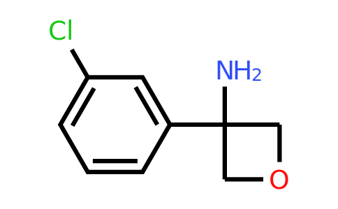 CAS 1332920-60-1 | 3-(3-Chloro-phenyl)-oxetan-3-ylamine