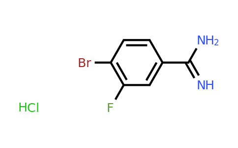 CAS 133302-62-2 | 4-Bromo-3-fluoro-benzamidine hydrochloride