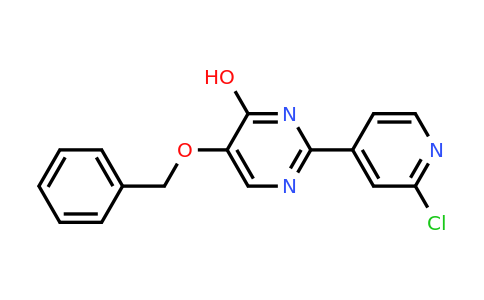 CAS 1333240-19-9 | 5-(benzyloxy)-2-(2-chloropyridin-4-yl)pyrimidin-4-ol