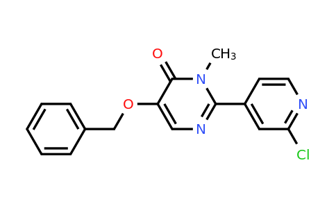 CAS 1333240-20-2 | 5-(benzyloxy)-2-(2-chloropyridin-4-yl)-3-methylpyrimidin-4(3H)-one