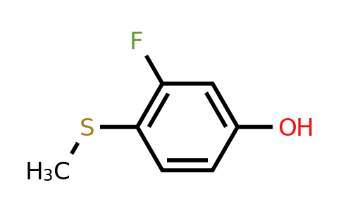 CAS 13333-79-4 | 3-Fluoro-4-(methylthio)phenol
