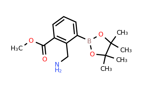 CAS 1333319-47-3 | Methyl 2-(aminomethyl)-3-(4,4,5,5-tetramethyl-1,3,2-dioxaborolan-2-yl)benzoate