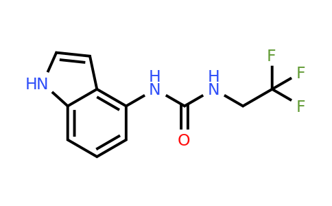 CAS 1333547-79-7 | 1-(1H-indol-4-yl)-3-(2,2,2-trifluoroethyl)urea