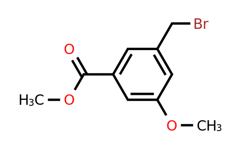 CAS 133357-62-7 | Methyl 3-(bromomethyl)-5-methoxybenzoate