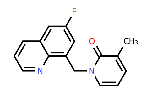 CAS 1333700-72-3 | 1-[(6-fluoroquinolin-8-yl)methyl]-3-methyl-1,2-dihydropyridin-2-one