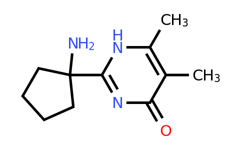 CAS 1334101-49-3 | 2-(1-aminocyclopentyl)-5,6-dimethyl-1H-pyrimidin-4-one