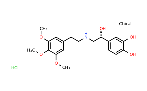 CAS 1334107-02-6 | 4-[(1R)-1-Hydroxy-2-[[2-(3,4,5-trimethoxyphenyl)ethyl]amino]ethyl]benzene-1,2-diol hydrochloride